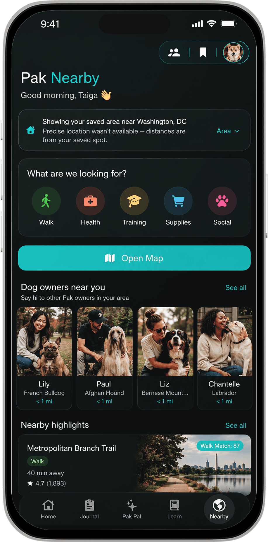 Pak Nearby recommendations